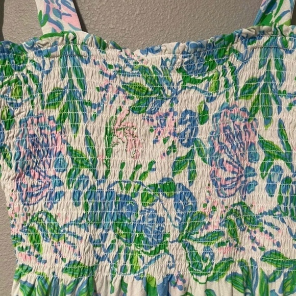 NWOT LILLY PULITZER Kailua Smocked Maxi Dress M L XL - Picture 3 of 5